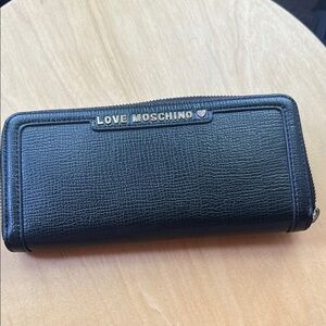 Love Moschino Black Wallet